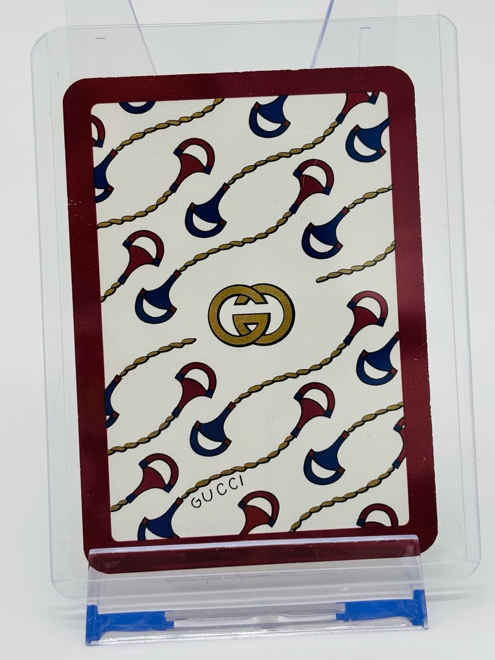 Gucci Vintage GG Horesbit Playing Card - 10 of Hearts ❤️